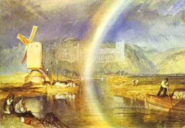  Turner Pintura - Castillo de Arundel con Rainbow Turner